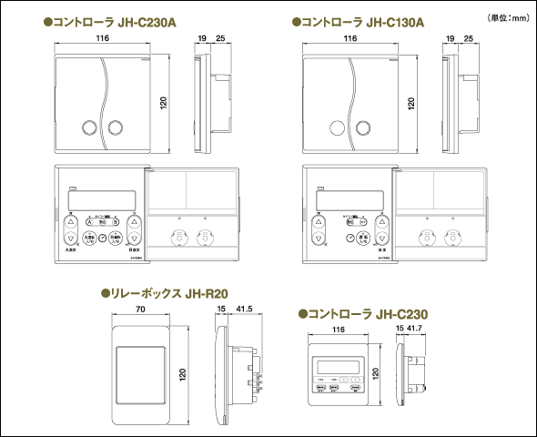 オンラインストアショッピング マックス電気床暖房コントローラ JH